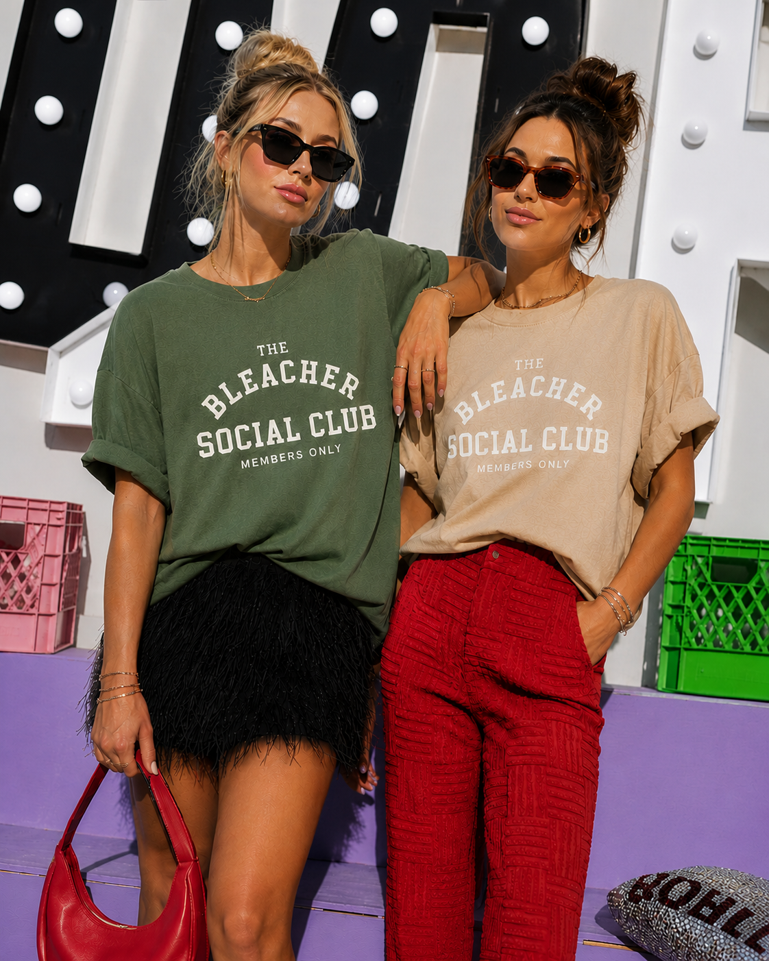 The Bleacher Social Club Tee