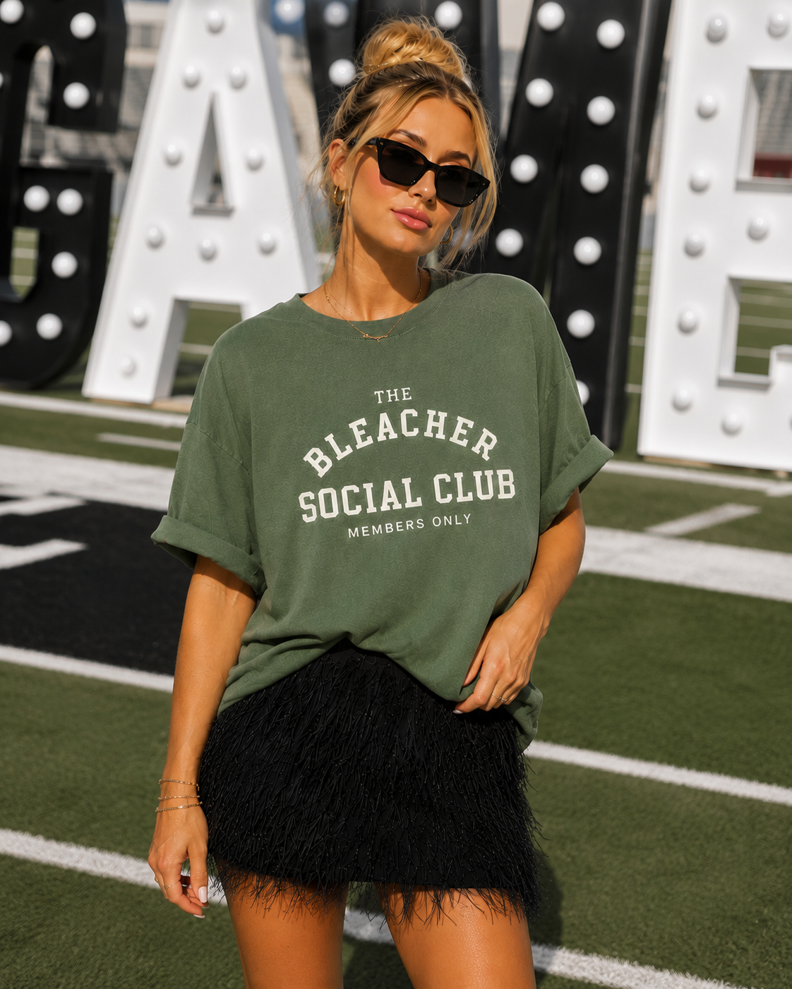 The Bleacher Social Club Tee