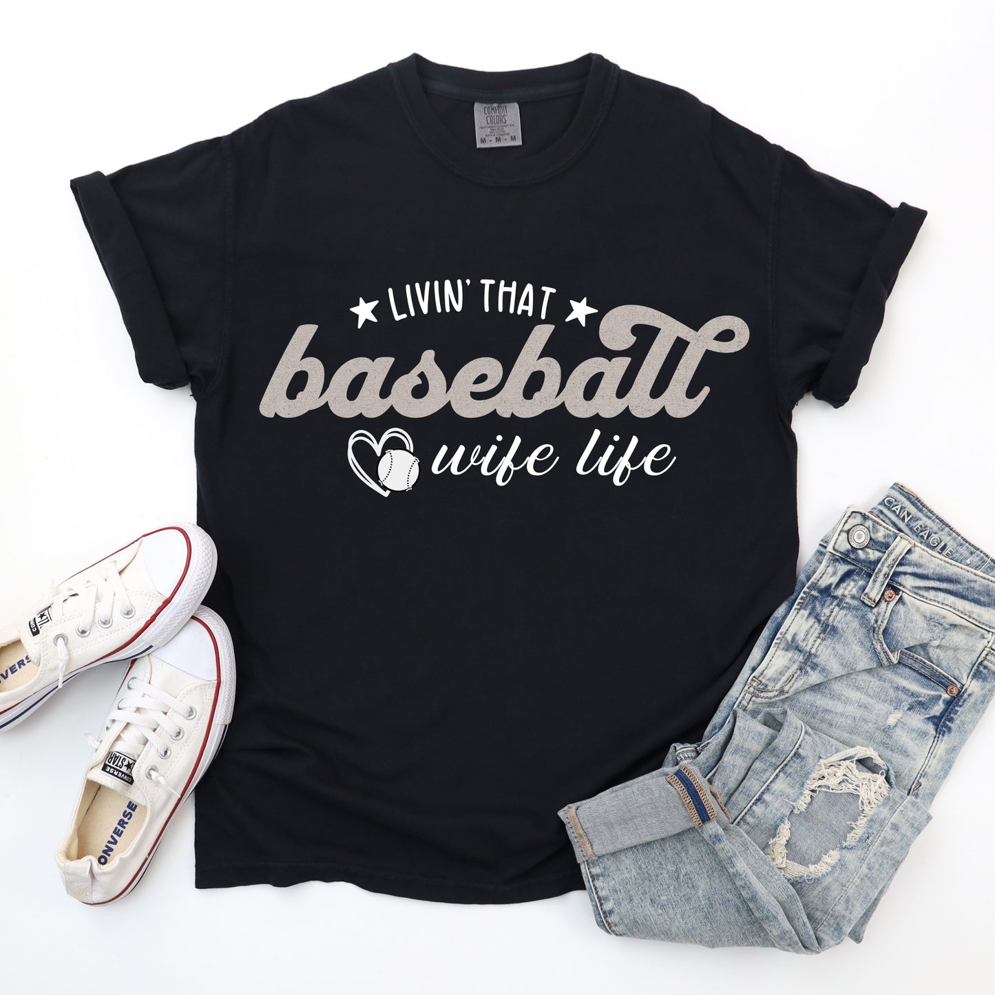 Livin' that Baseball Wife Life Tee