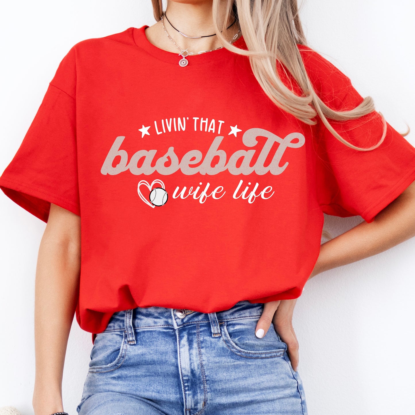 Livin' that Baseball Wife Life Tee