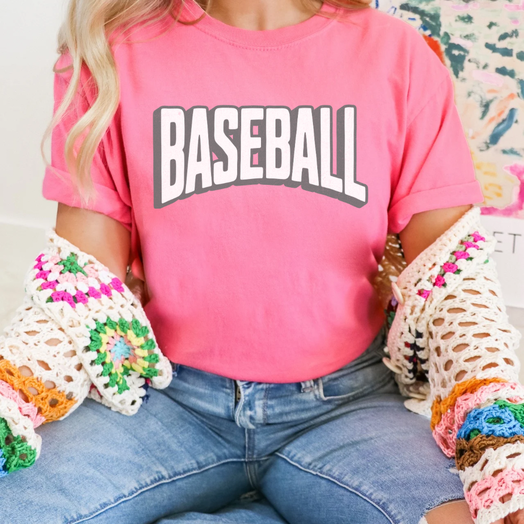 Baseball Comfort Colors Tee