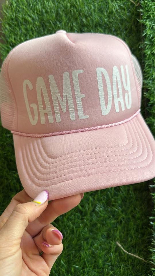 Pink Game Day Hat