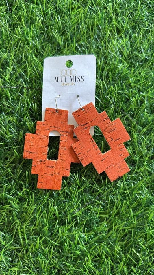 Orange Earrings