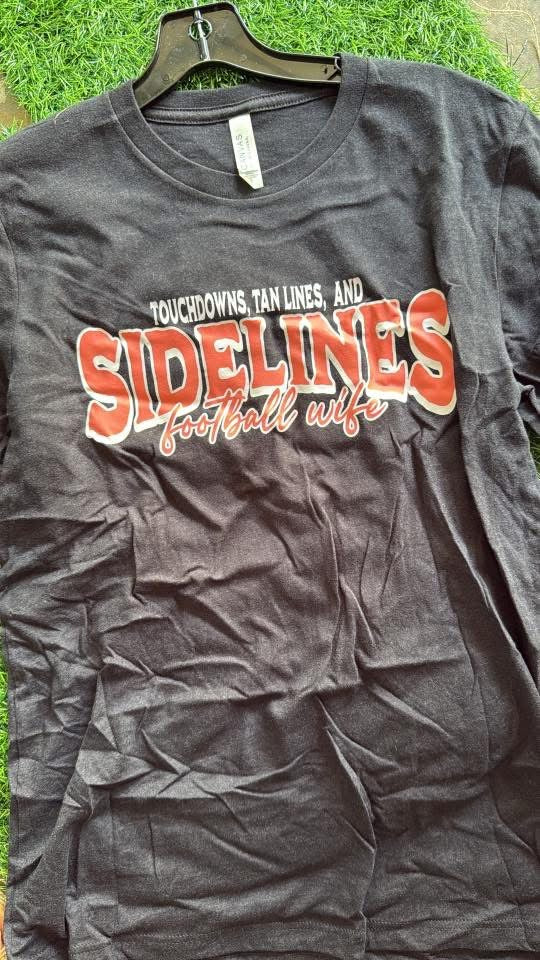 Football Wife tee: size medium