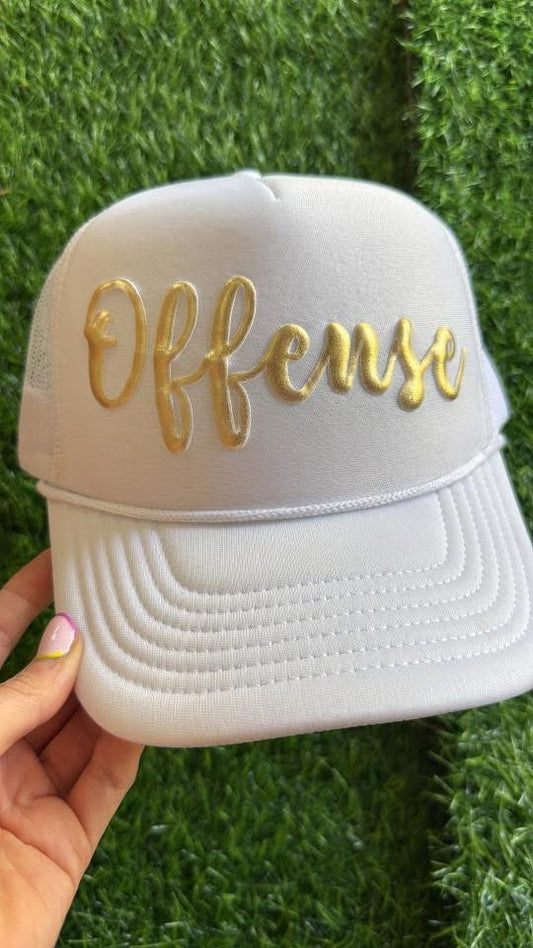 Offense Gold Puff Hat
