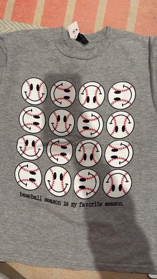 Kids Baseball Tee: Youth Large