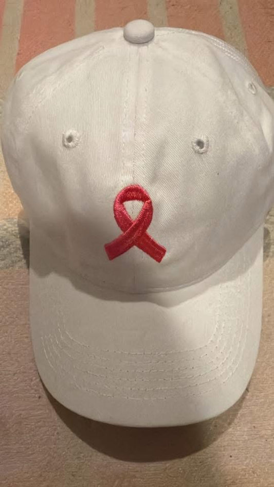 Embroidered Breast Cancer Hat