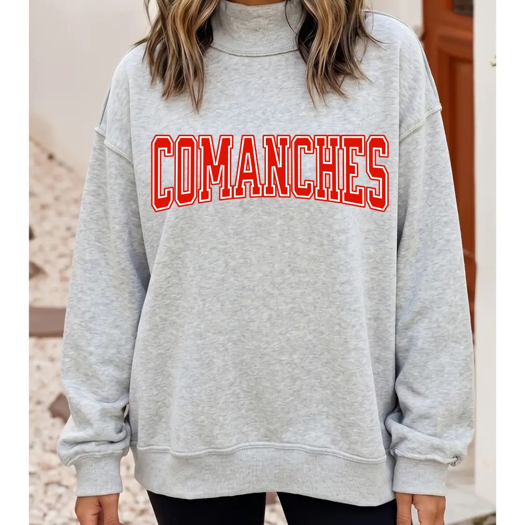 Custom Mock Neck Sweatshirt
