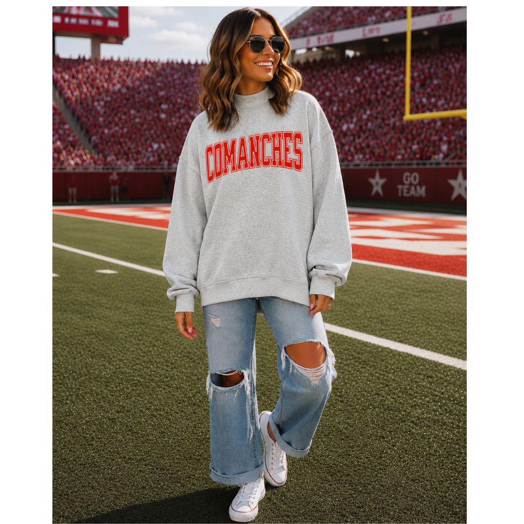 Custom Mock Neck Sweatshirt