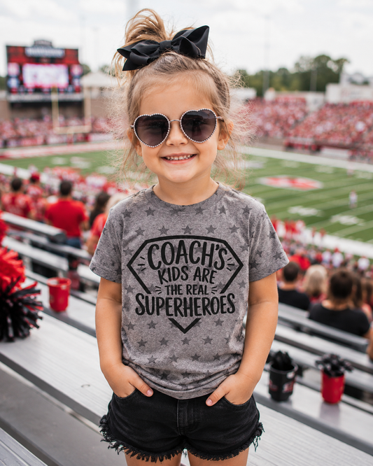 Coach's Kids Are the Real Super Heros Star Tee