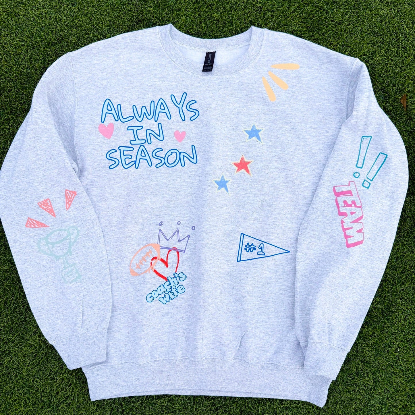 Always in Season Coach's Wife Crewneck