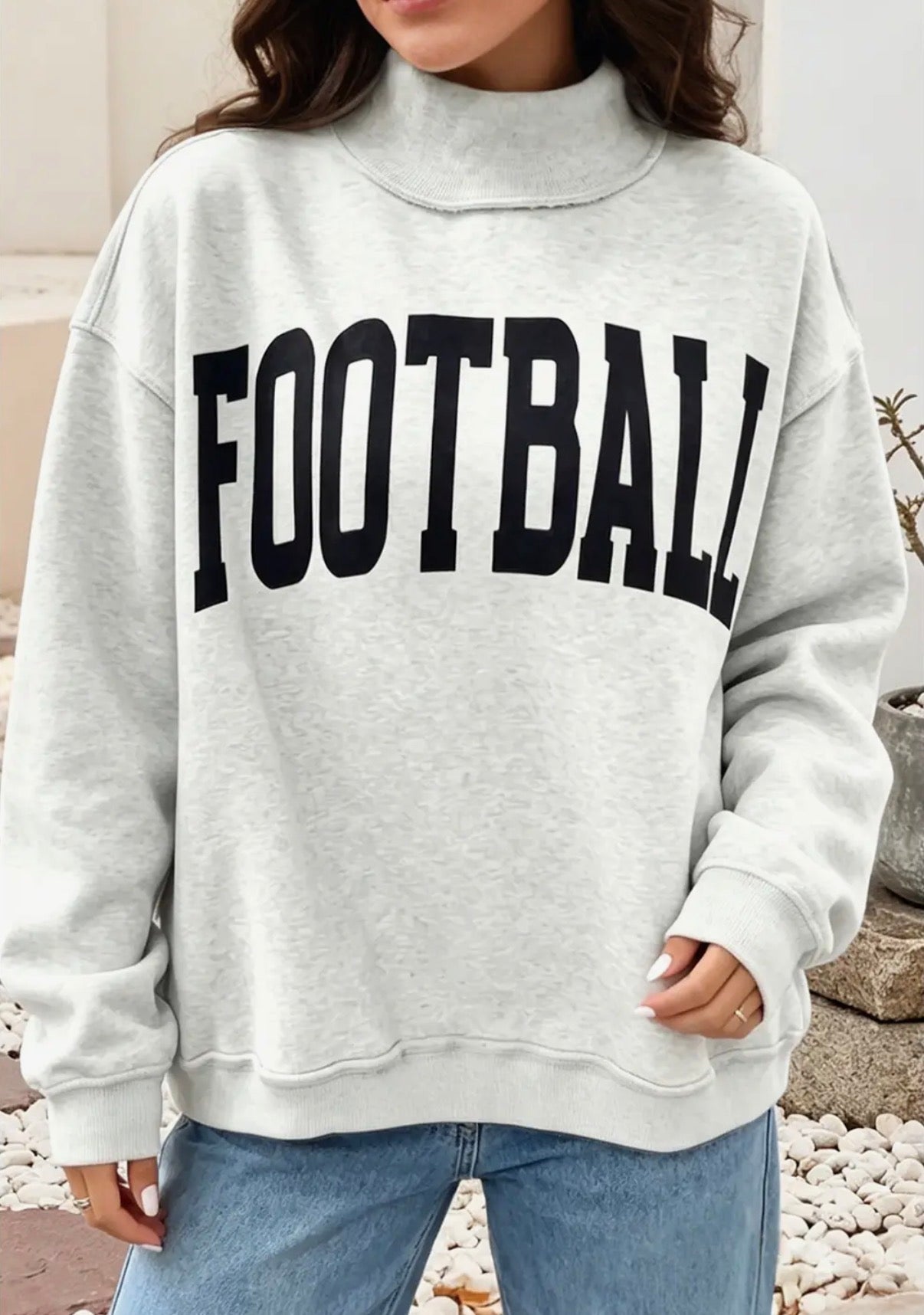 Reversible Mock Neck Sweatshirt (FOOTBALL/GAMEDAY)