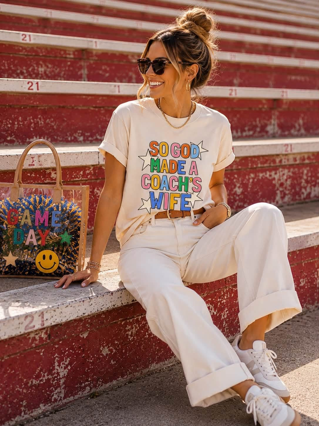 So God Made a Coach's Wife Tee