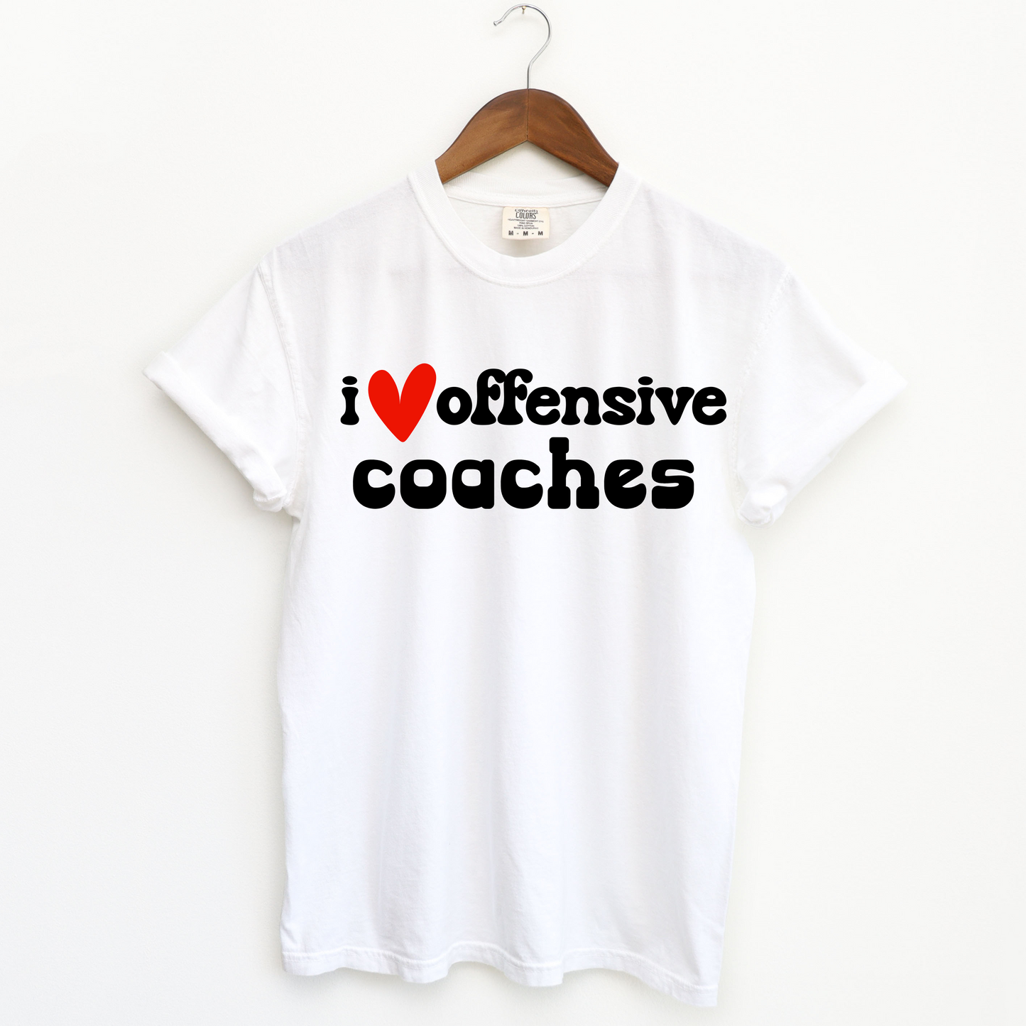 I Heart Offensive/Defensive Coaches Tee