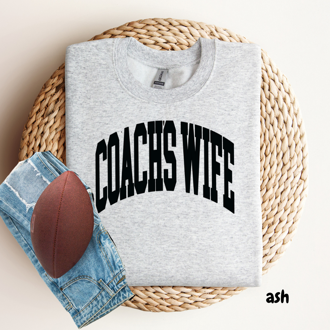 Varsity Coach's Wife- LONG SLEEVE TEE/SWEATSHIRT (PREORDER)