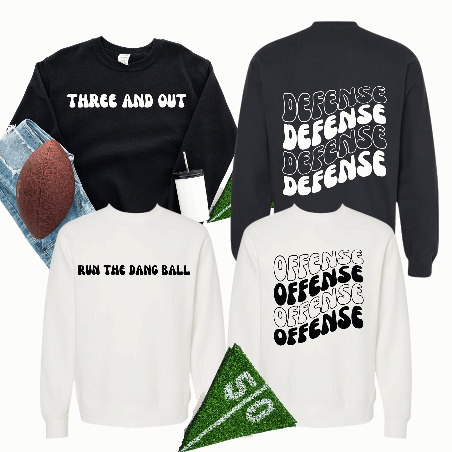 Offense or Defense - TEE/LONG SLEEVE TEE/SWEATSHIRT