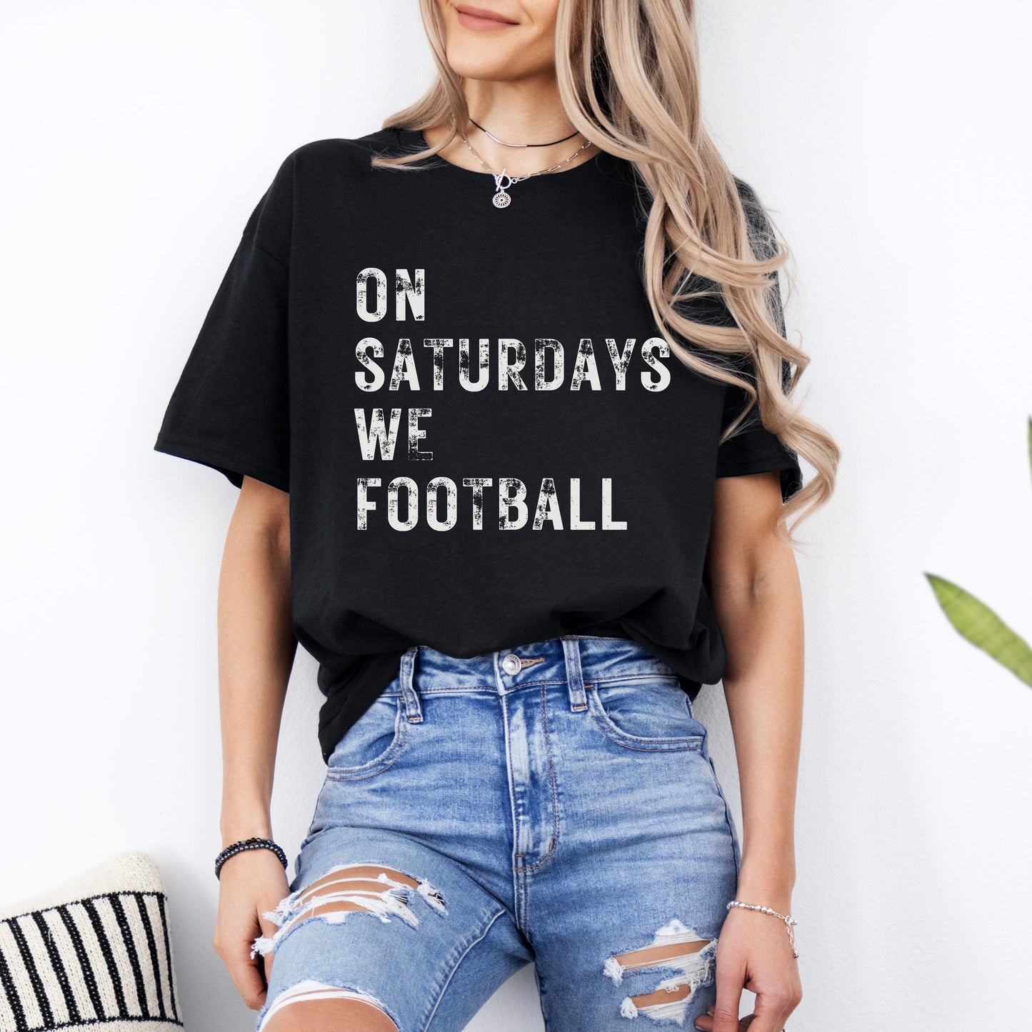 On Saturdays We Football Tee