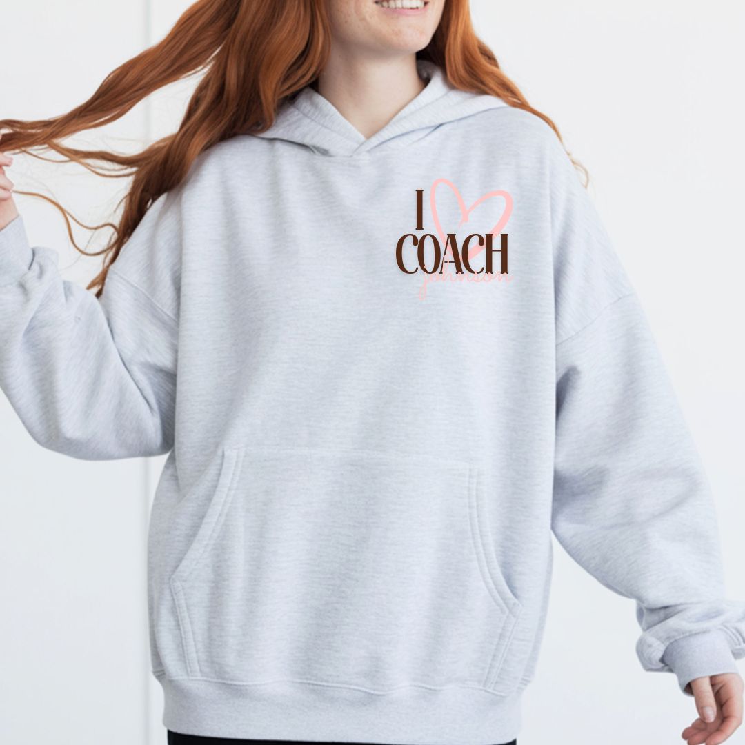 Custom I Heart Coach Hoodie/Crewneck