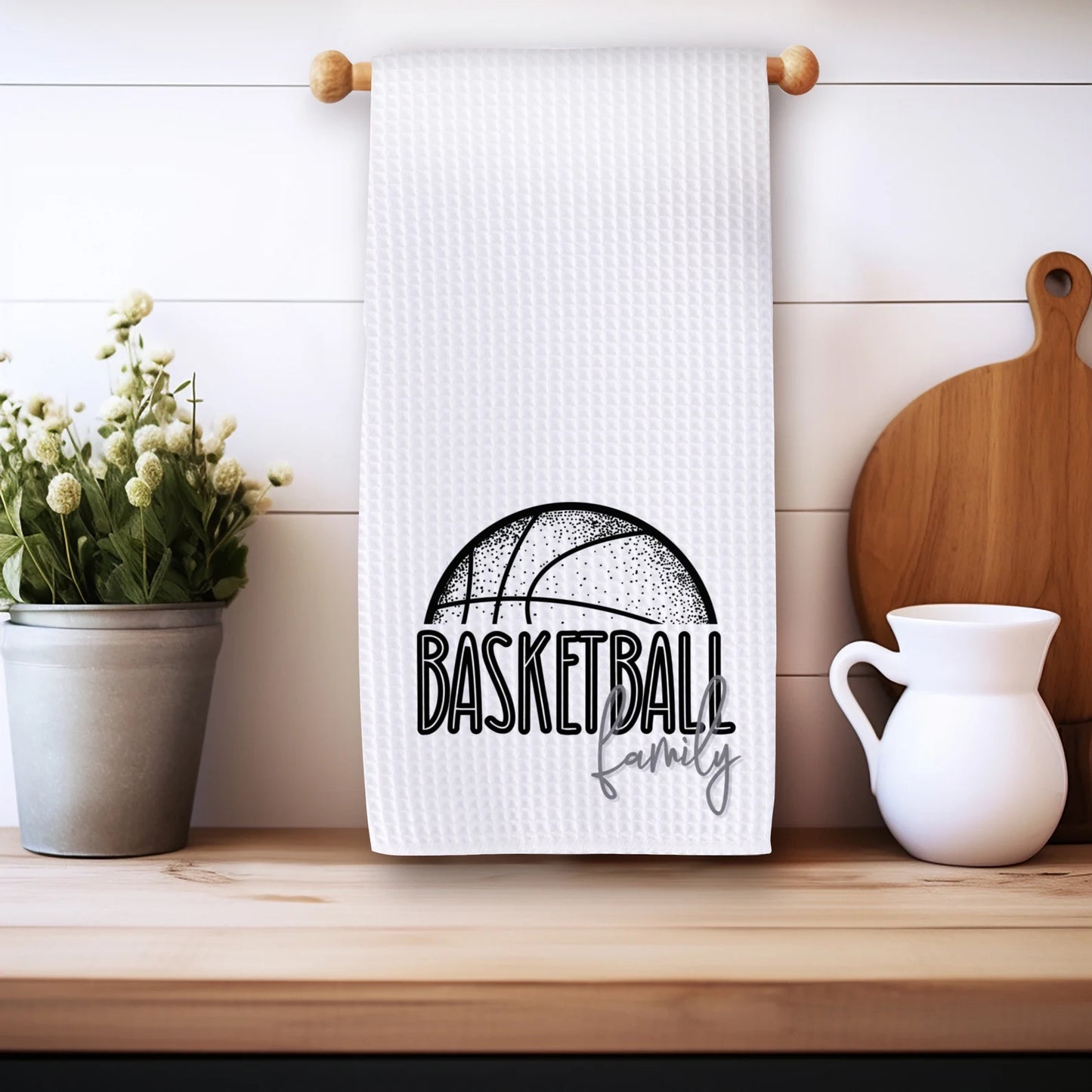 Sports Family Kitchen Hand Towel (Choose Your Sport)