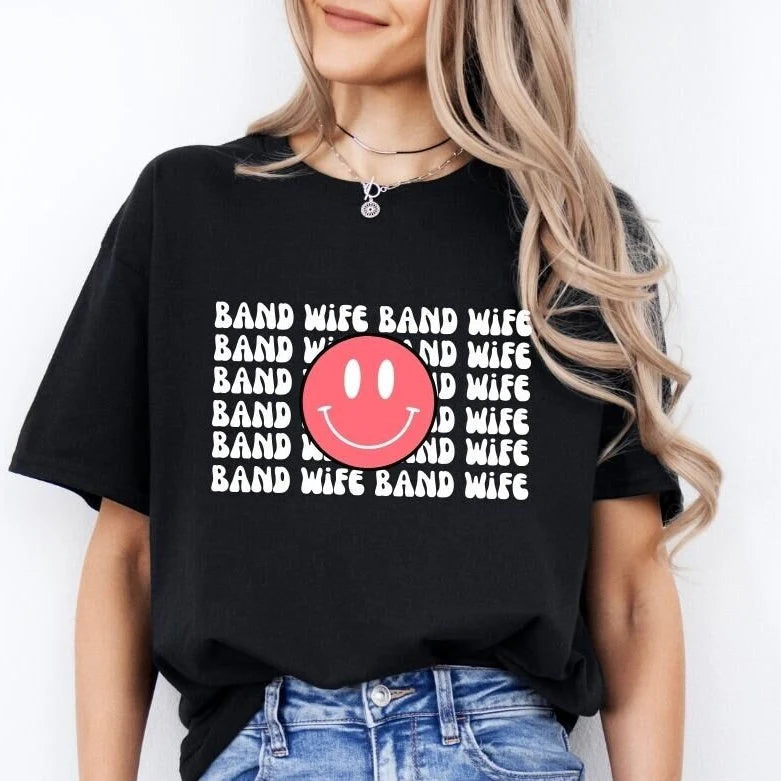 Retro Band Wife Tee